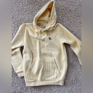Adidas Light Yellow Hoodie Sweater